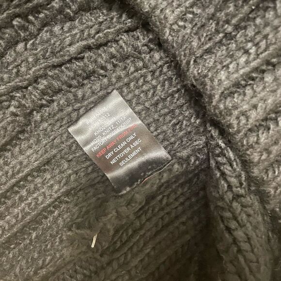 COPY - For Love & Lemons Quinn One Shoulder Sweater in Black Size 2X - Picture 4 of 9